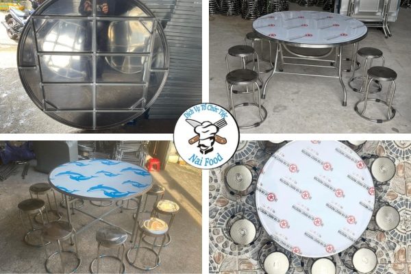 Cho thuê bàn ghế inox chất lượng cao