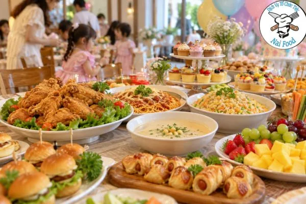 Top 13 thực đơn tiệc sinh nhật cho bé: mặn, ngọt, buffet nhẹ