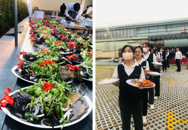 Tiệc tất niên doanh nghiệp sôi động